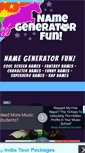 Mobile Screenshot of namegeneratorfun.com