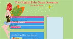 Desktop Screenshot of fairy.namegeneratorfun.com