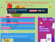 Tablet Screenshot of fairy.namegeneratorfun.com
